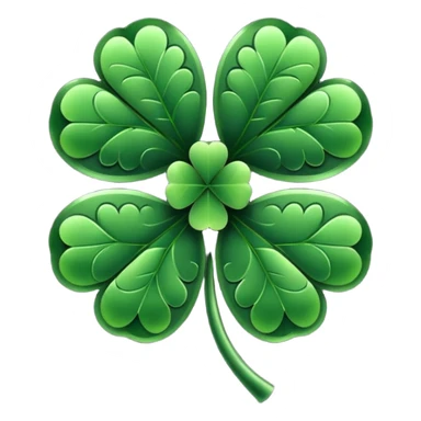 make the 5 leaf clover form black clover the anime sticker