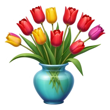 pretty tulips  sticker