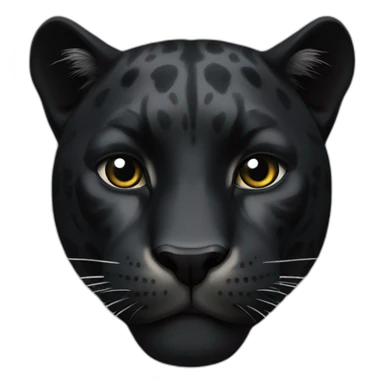 Black Panther animal sticker