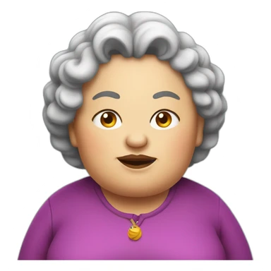 angru fat aunt sticker