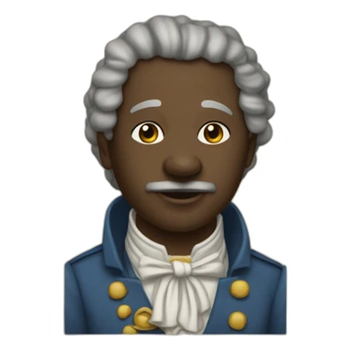 Un esclave du 18eme siecle sticker