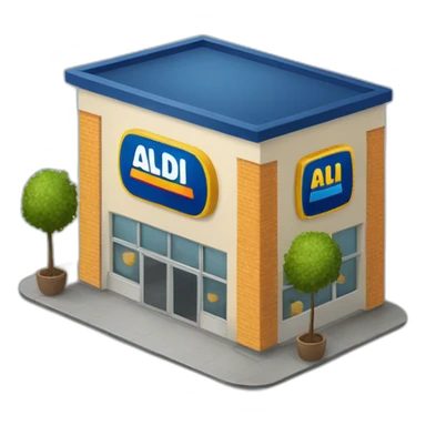 "Aldi" store sticker
