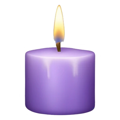Lilac lavender candle  sticker