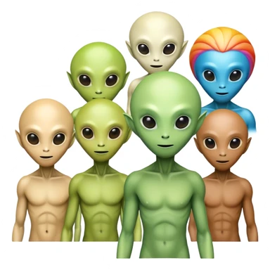 Gay aliens sticker