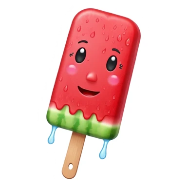 watermelon popsicle sticker