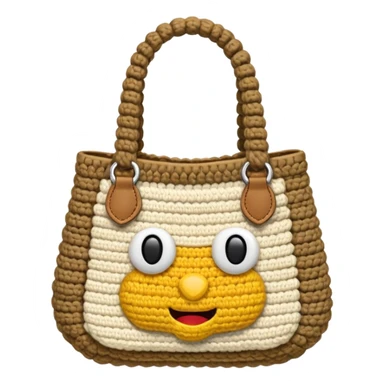 crochet bag sticker