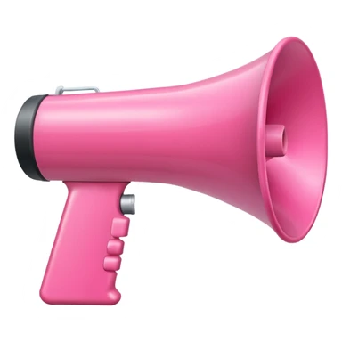 MEGAFONO rosa sticker