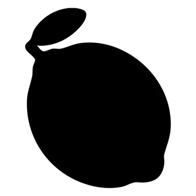 A simple lemon sticker