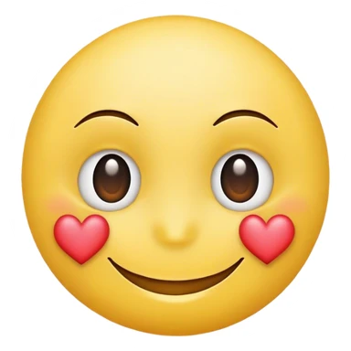 Smiley face with heart eyes  sticker