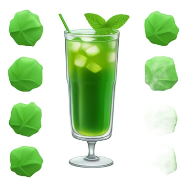 Lind x Matcha x Mint Iced Tea sticker