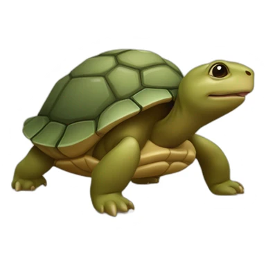 Raton laveur sur une tortue sticker