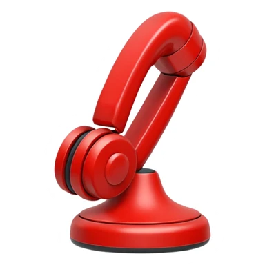 kırmızı cep telefonu sticker