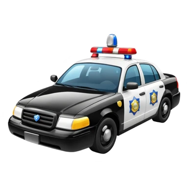 Police car sticker