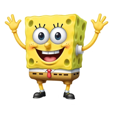 SpongeBob SquarePants character twerking sticker