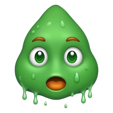 snot running from the nose no face sticker