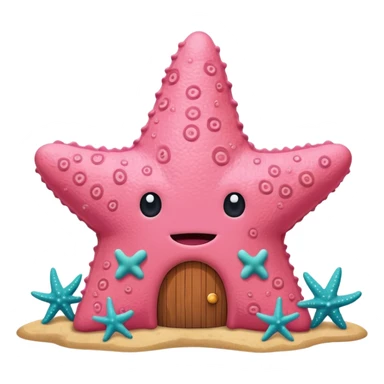 Generate Patrick star house sticker
