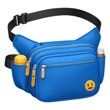 blue waist bags sticker