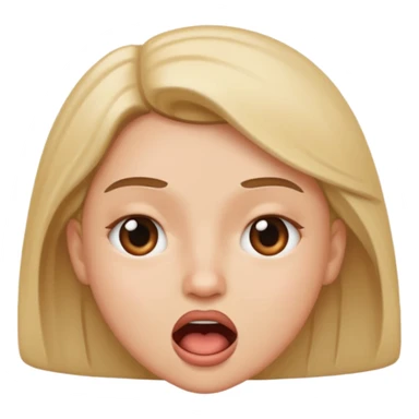 side eye with mouth open sticker