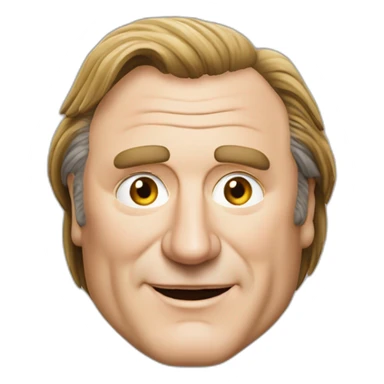 Gérard Depardieu vin sticker