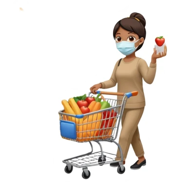 grocery shopping sticker