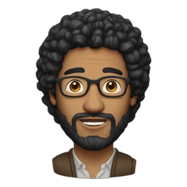 kinglsey ben-adir realistic actor sticker