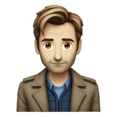 DoctorWho-David-Tennant-Girl-Companion sticker
