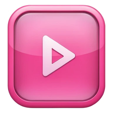 pink play button sticker