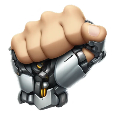 Cyborg arm only flexing bicep and shoulder sticker