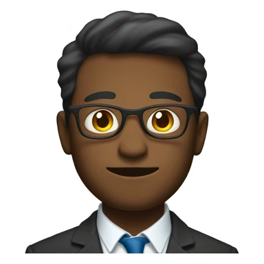 From the adult professor falls a shadow in the form of a teenager sticker