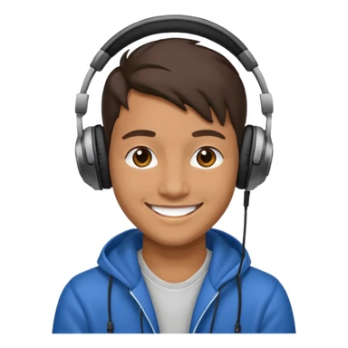 dj with setup handingg sticker