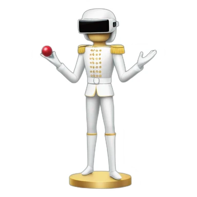 nutcracker in vr headset full body sticker