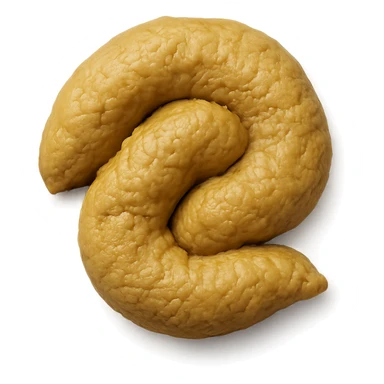 feci molli E GIALLINE VISTE DALL'ALTO, iperrealistico 4k sticker