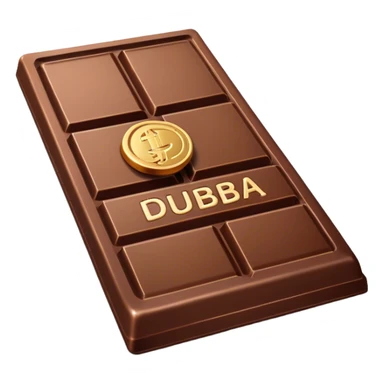 Dubai chocolate bar sticker