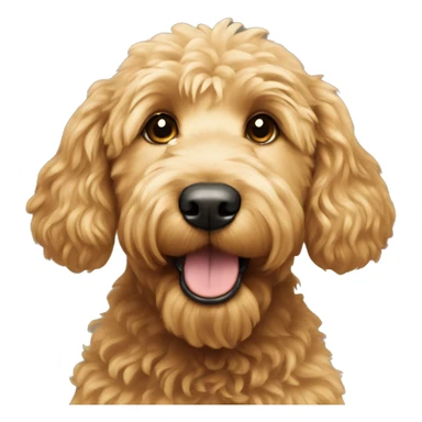 Golden doodle dog  sticker