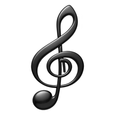black music note sticker