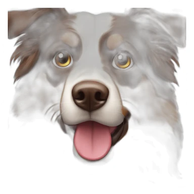 Berger australien brown tricolore blue eyes sticker