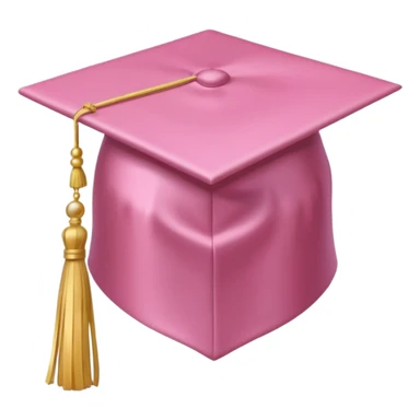 light pink hat  only graduation  sticker