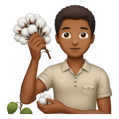 Black man picking Cotton sticker