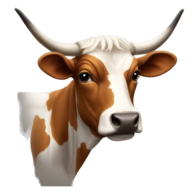 texas longhorn heifer sticker