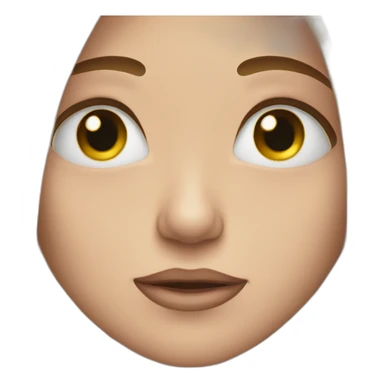 Face Holding Back Tears sticker