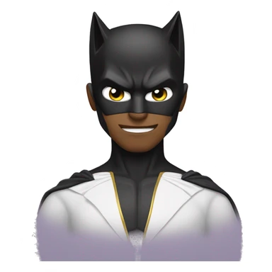 Cat batmen  sticker