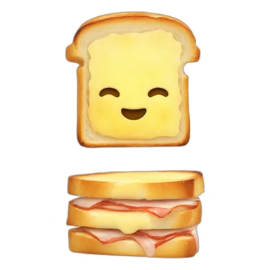 CroQue monsieur sticker