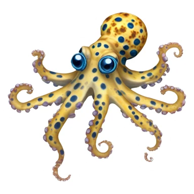 Blue ringed octopus  sticker