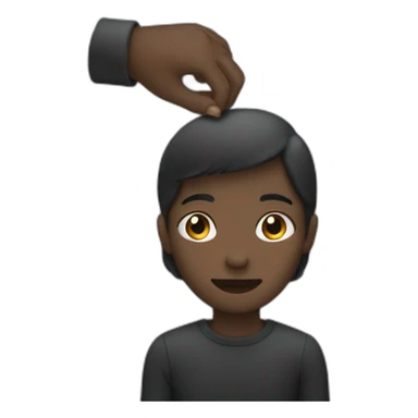 Personne noire choquée avec les mains derrière la tête sticker