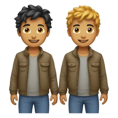 Twin brothers nepali sticker