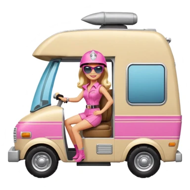 Barbies off road warrior Winnebago  sticker