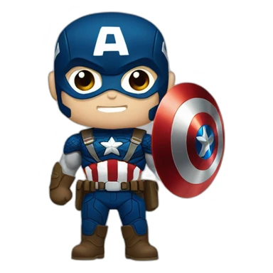 capitan america sticker