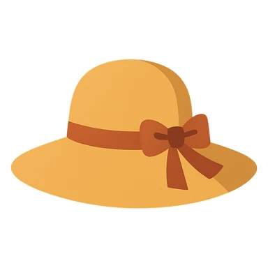 Flat design style Sophie hat sticker
