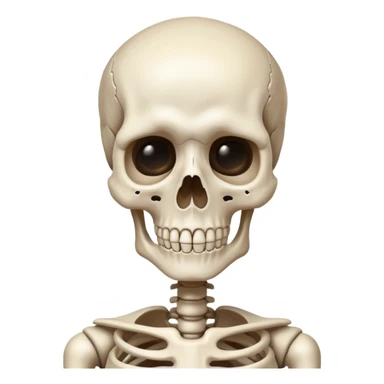 Traumatized skeleton  sticker