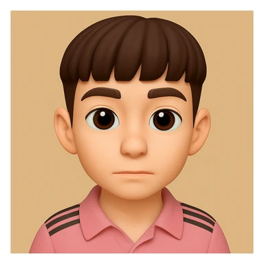 Make the face narrower while preserving the 3D emoji style. The original style is 3D Emoji, which does not support editing, so use the general style to maintain the 3D emoji look. sticker